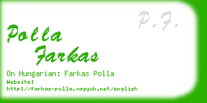 polla farkas business card